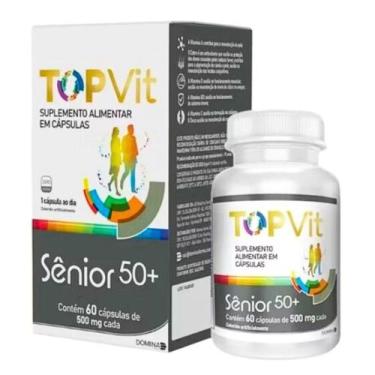 Imagem de Multivitamínico TopVit Sênior 50+ Domina Farma  60 cápsulas - A2F Labo