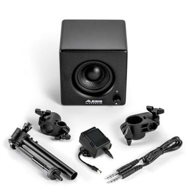 Imagem de Alesis Nitro Amp 70W 3" Compact Electric Drum Monitor Speaker for Practice and Lessons, Rack-Mountable with Clamps Included