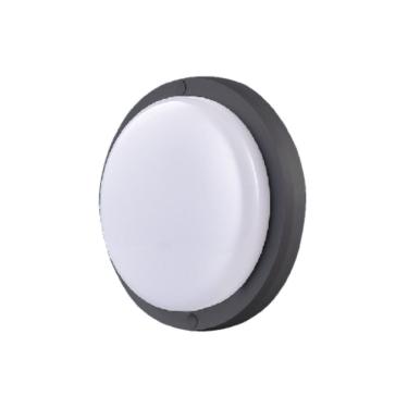 Imagem de Luminária Tartaruga 18W Redonda Preta Bivolt