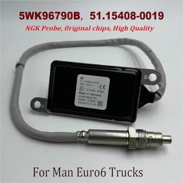 Imagem de Sensor de oxigênio de nitrogênio Nox 5WK96790B 51.15408-0019 para carro 24V Chip de qualidade compatível com sonda NGK compatível com caminhão MAN 51154080019