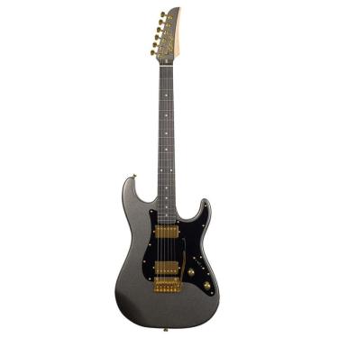 Imagem de Guitarra Seizi Katana Venom Hh Space Grey Alnico V Inox Bag