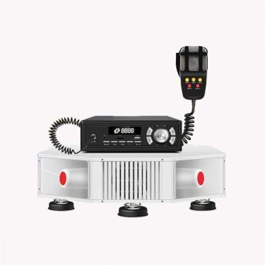 Imagem de Alto-falante De Publicidade De Telhado Externo De Megafone De Carro De 200 W Com Amplificador Bluetooth E Megafone Suporta Gravação De Reprodução De Cartão Usb Tf 4 Tweeters 4 Woofers