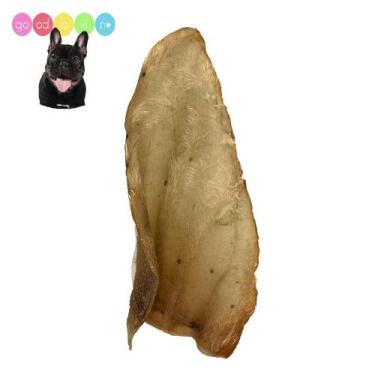 Imagem de Petisco para cachorro Mordedor Orelha Bovina JUMBO 1 unidades - Goodlo