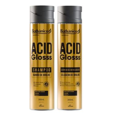 Imagem de Shampoo e Condicionador Acid Gloss Bothânico Sela Cutículas