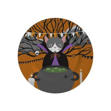 Imagem de Conjunto com 6 Pratos de Sobremesa Sweet Tasty Halloween Ø21cm - Allea