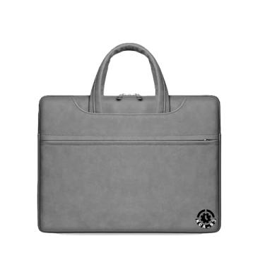 Imagem de Capa para laptop com alça para dispositivos de 13 a 14 polegadas, capa à prova d'água à prova de choque para MacBook Pro, Dell XPS, HP Envy, ideal para trabalho, escola, deslocamento, viagens de