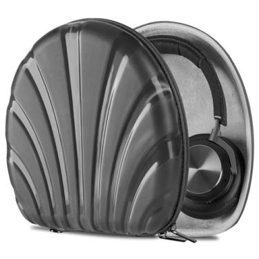 Imagem de Capa de fone de ouvido Geekria ProShell para B&O H9, H9 3ª geração, Beoplay H9i, H8, H7 H6, H4, H2 Bang & Olufsen Fones de ouvido protetores de substituição rígidos para viagem com espaço para peças (escuro)