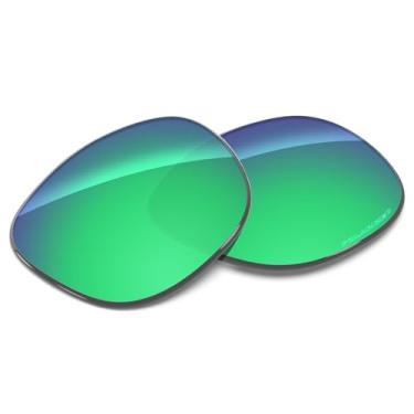 Imagem de Tintart Lentes de substituição de desempenho compatíveis com RayBan Meta Wayfarer RW4008 53 mm polarizadas gravadas, Verde esmeralda - Polarizado máximo, One Size