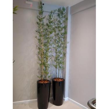 Imagem de BAMBU ARTIFICIAL 4 HASTE 1mt o vaso não acompanha o produto  - Toke ve
