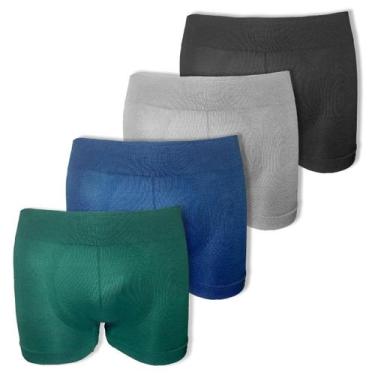 Imagem de Kit 4 Cuecas Masculinas Boxer Premium Cores Variadas - Viére, P/M, Sor