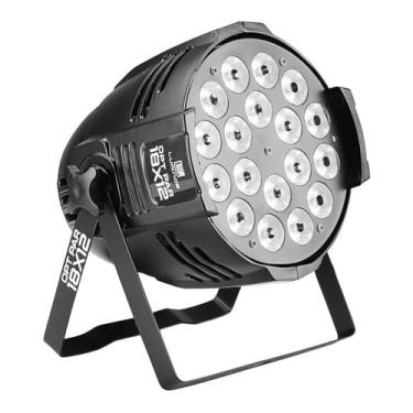 Imagem de Canhão Refletor LED PAR 64 Opt Par 18 Leds 12W RGBW Com DMX 8 Canais +