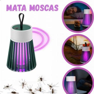 Imagem de Mata Pernilongos USB Luz UV Compacta Para Dormir Silenciosa Portátil -