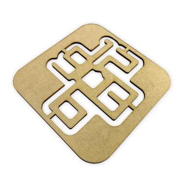 Imagem de Gabarito Guia Tupia Fabricar Relógio Mdf Madeira