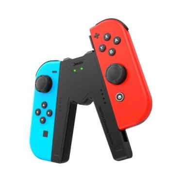 Imagem de Base De Carregamento Para Joy-Con Do Switch, Carregador Portátil Em Fo