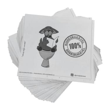 Imagem de Kit Jornal Para Pet Cachorro Folha Grande Limpo 200 Folhas - Jornal Pe