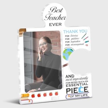 Imagem de POPIPU ART Porta-retrato de agradecimento para professores, 10 x 15 cm, presente de formatura de fim de ano, presente de agradecimento para mulheres e homens professores