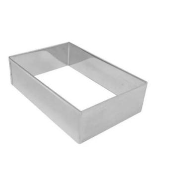 Imagem de Kit 4 Aro Inox Cortador De Biscoito Cortar Assar Montar 3 Opções - Ald