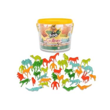 Imagem de Power Toys Tech - Balde Zoológico com 36 Figuras Sortidas