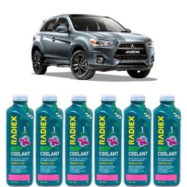 Imagem de Kit aditivo radiador bio coolant pronto para uso rosa - mitsubishi asx