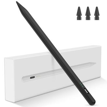 Imagem de Caneta Stylus para iPad 2025-2018, lápis de carregamento rápido de 15 minutos para iPad A16 11ª/10ª/9-6ª geração, Air M3 M2 27.9 cm/33.0 cm/5/4/3, Pro M4 27.9 cm/32.8 cm/33.0 cm, Mini A17 Pro/6/5º