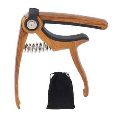 Imagem de Liga de zinco profissional Capo Profissional Capo de gatilho com bloco de silicone para canto acústico de banjos elétrico bandolins versáteis acessórios de música durável