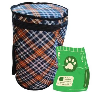 Imagem de Container Porta Ração Impermeável Dispenser 15kg 25kg Cães e Gatos - V