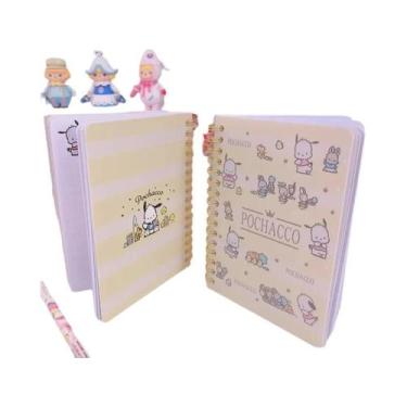 Imagem de Diário Portátil A6 Kawaii Sanrio Melody Kitty Cinnamoroll Kuromi, Cade