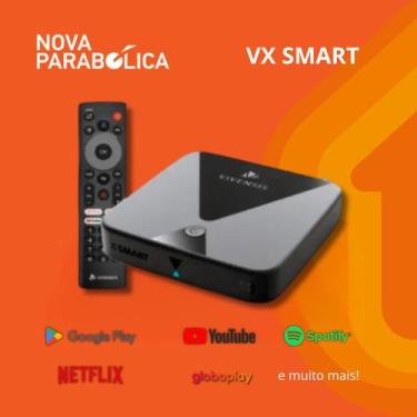 Imagem de Receptor Vx Smart Vivensis Android Tv Sathd Nova Parabólica