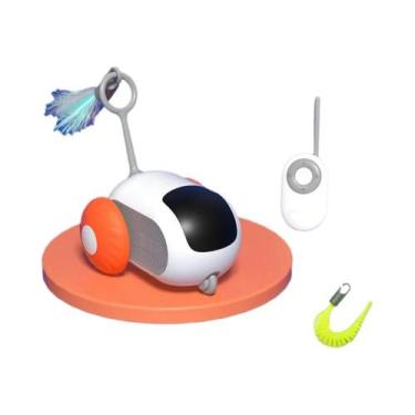 Imagem de Brinquedo Interativo Inteligente Para Gatos Carro Controlado Remotamen