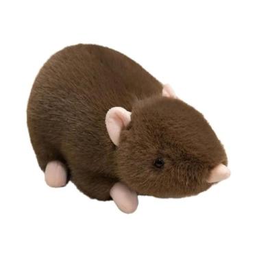 Imagem de Rato De Pelúcia Macio E Realista Para Festa, Brinquedo De Aniversário,