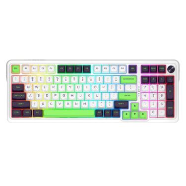 Imagem de Teclado Gamer Redragon Eisa Max K686WBG RGB Wired - Branco