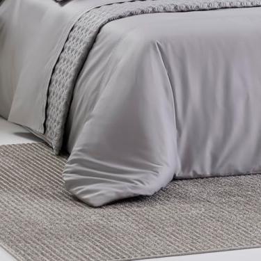 Imagem de CAPA DUVET RAGGIO DI LUNA FIREFLY CINZA 100% ALGODÃO CETIM 400 FIOS KING - 280X260