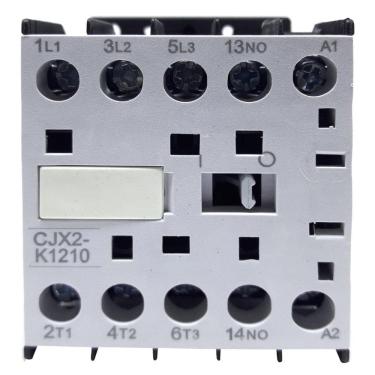 Imagem de Mini Contator Tripolar Cjx2-K 1210 1Na 220V 12A