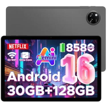 Imagem de DOOGEE Tablet Tab A9 Pro+ Android 16, tablet de 11 polegadas com tela de 90 Hz, 30 GB + 128 GB/2 TB TF Octa-Core, 8580 mAh, 1080p, tablets Bluetooth 5.0 + 5G WiFi, 13 MP + 5 MP, Face ID/OTG