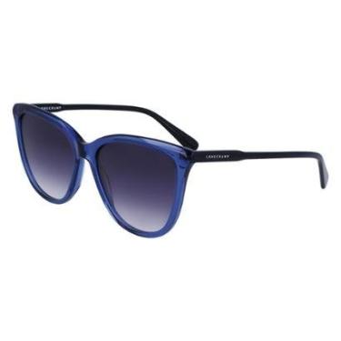Imagem de Óculos de Sol Longchamp LO718S 400 - Azul 56-Feminino