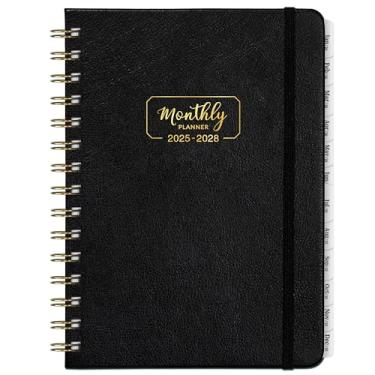 Imagem de Agenda mensal 2025-2028 - Agenda mensal de 3 anos de julho de 2025 a junho de 2028, calendário anual 2025-2028 com papel grosso, aba, 16 cm x 21 cm