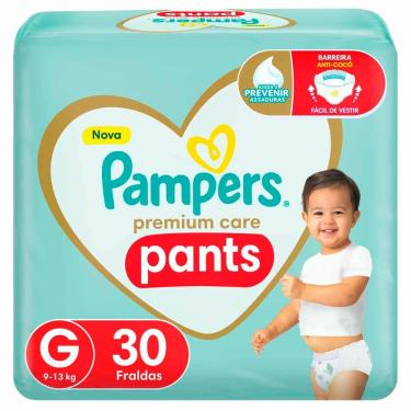 Imagem de Fralda Infantil Pampers Premium Care Pants Tamanho G com 30 Unidades