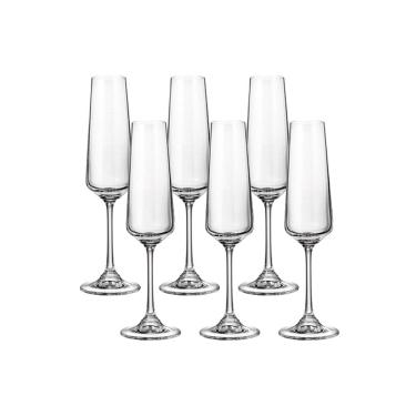 Imagem de Conjunto de Taças para Champanhe Hauskraft Corvus em Cristal 160 ml - 6 Peças 