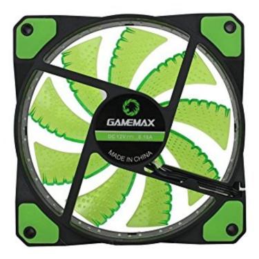 Imagem de Fan Gamemax Para Pc Gamer Gf12g 12cm Verde 32 Led