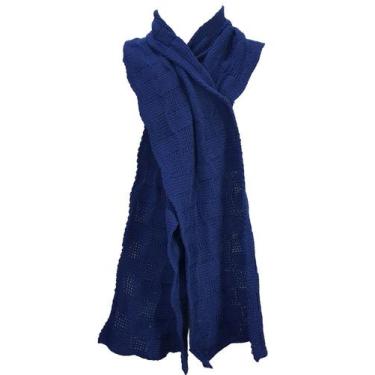 Imagem de Cachecol Masculino modelo Masc Trab - Katlen Tricot, Marinho, Único