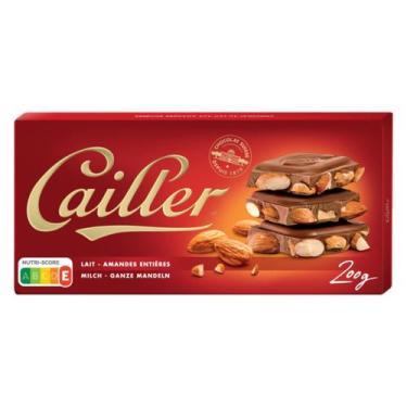Imagem de Barra Chocolate Premium Suíço Aoleite Amêndoa Cailler 200 Gr
