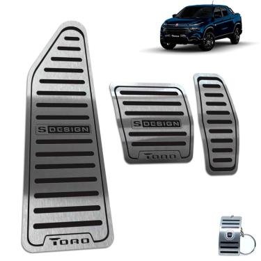 Imagem de Descanso + Pedaleira Automático Fiat Toro S-Design Preto