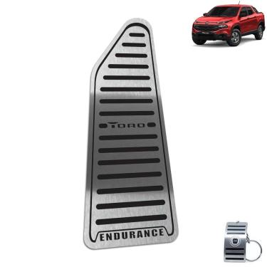 Imagem de Descanso de Pé Fiat Toro Endurance Inox Preto 2016 A 2021