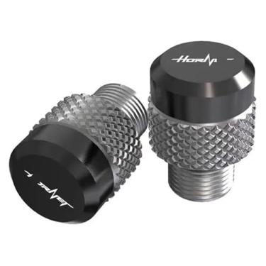 Imagem de Espelhos de motocicleta tampas de parafusos de plugue de furo de espelho compatível com Hornet CB599 CB600F CB600 Goldwing Gl1800 Hornet 600 (titânio)