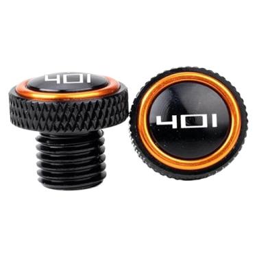 Imagem de BYYINGSUS Acessórios espelhos de motocicleta parafusos de plugue de furo tampas parafuso de rosca compatível com Svartpilen 401 250 701 Svartpilen 701 Norden 901 (laranja-401)