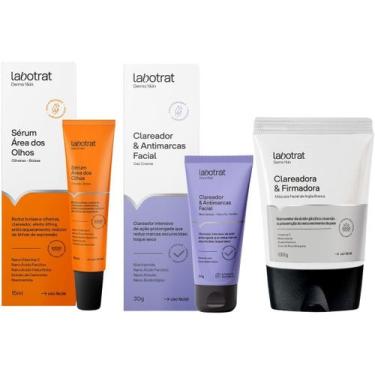 Imagem de Kit Clareador e Antimarcas Facial Firmador Argila Branca e Serum Area 