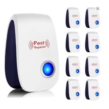Imagem de Kit com 8 Repelentes Eletrônico Bivolt Controle De Pragas - ClickMkt