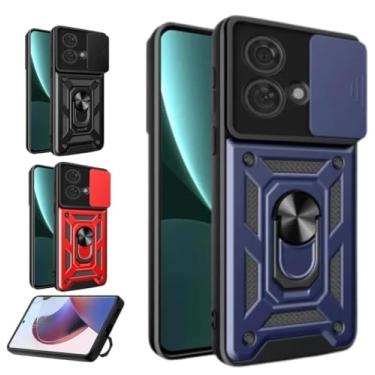 Imagem de Capa Capinha Case Compatível com Motorola Moto Edge 40 NEO Protetora Resistente Durável Anti Impacto Queda Choque Armor Armadura Militar (AZUL)