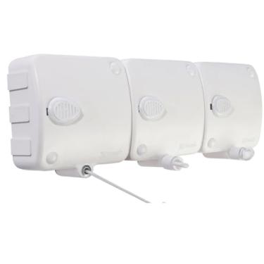 Imagem de Varal Automático Reforçado 18kg De Roupa Retrátil 6m Corda Modular Recolhe (Branco)