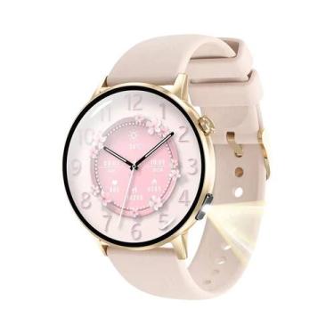 Imagem de Relógio Inteligente Ultra-Fino Feminino Com Display Sempre Ativo Lante